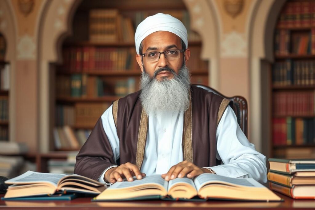 Islamic scholar answering questions about dua for marriage with a loved one