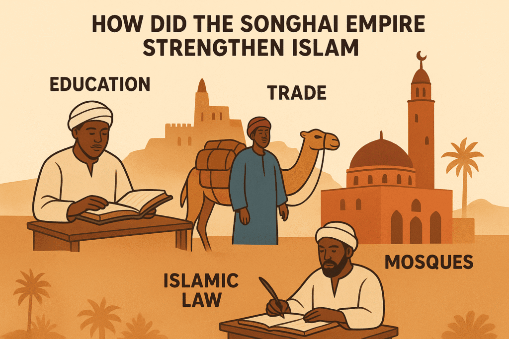 How Did the Songhai Empire Strengthen Islam